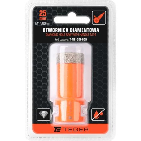 Diamant-Lochsäge mit M14/25 mm Spannfutter / teger (1/3)
