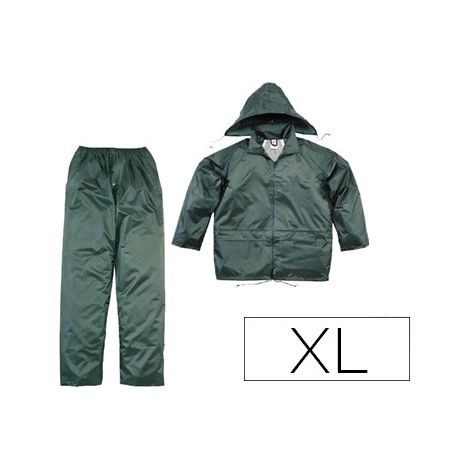 Conjunto de lluvia chaqueta/pantalón XL