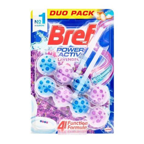 DESINFECTANTE BREF WC POWER ACTIV APARATO BOLAS DUPLO LAVANDA