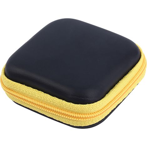 Étui rigide de rangement pour appareils électroniques, grand format, pour porte-clés, écouteurs, câble USB et câble de données.