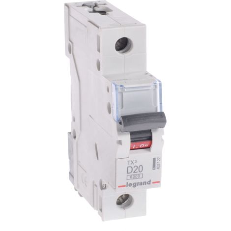 Leistungsschutzschalter Legrand s 301 20A 6000A