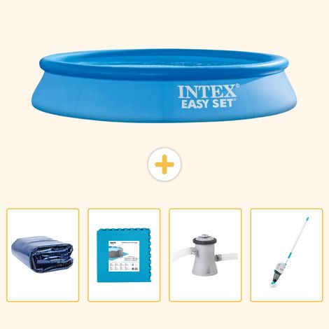 Intex Piscine Easy Set Ronde - 305x61 cm - 5-pièces S145 (1/5)