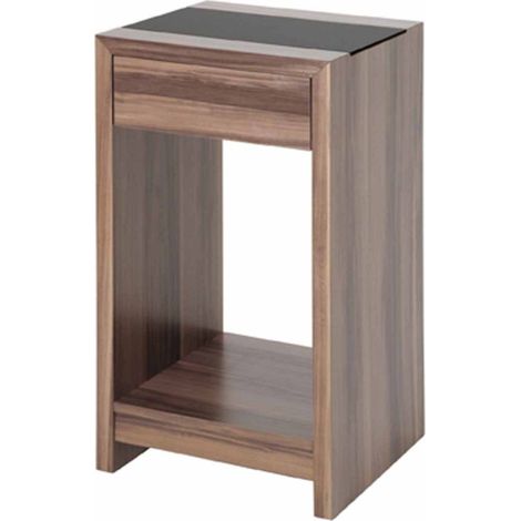 Console Design 1 Tiroir "Noyer" 74cm Naturel