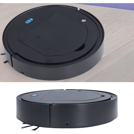 Robot aspirador, ABS negro, multifuncional, inteligente, automático 3 en 1 (aspiradora y barredora), robot aspirador silencioso para el hogar. (1/5)