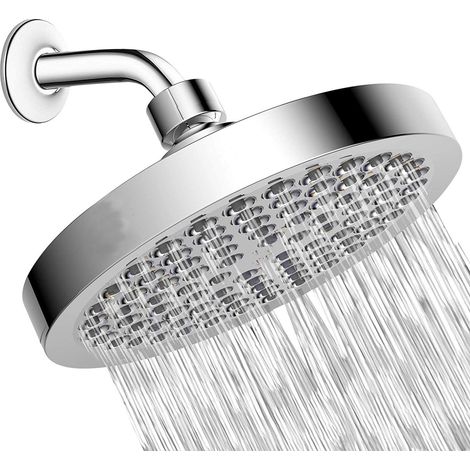 Duschkopf mit Arm, Ripstop-Duschkopf, fester Duschkopf, wassersparender Duschkopf, runder Duschkopf, Universal-Duschkopf