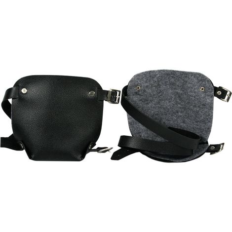 Knieschoner aus Leder, 2 Stück - NAK Leder