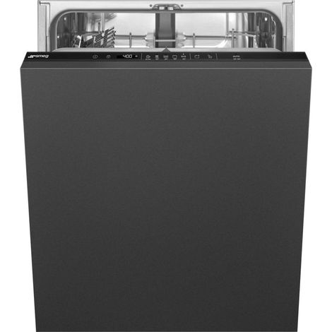 Smeg – Lave-vaisselle entièrement intégré 13 couverts STL262D – Classe énergétique D – 46 dB – Consommation 9,9 L/cycle – 60 cm de large