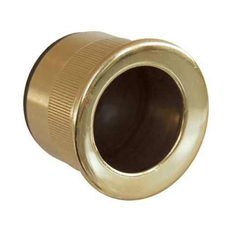 MANIGLIA A DITALE INCASSO TONDA COTTALI - MM 25x12 OTTONE LUCIDO- 5 pezzi