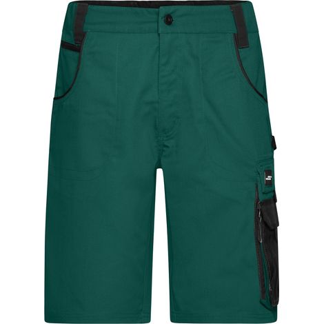 James & Nicholson Workwear Bermuda JN835 Gr. 46 dark-green/black (1/5)