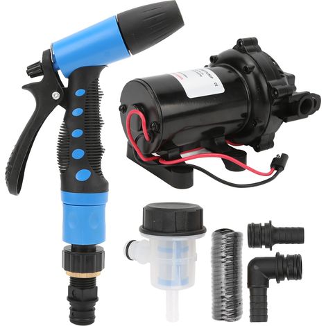 Kit Pompe de Lavage 24V 5.0GPM 70PSI Hauteur de Refoulement 137,8pi pour Bateau, Caravane, Yacht et Marine (1/5)