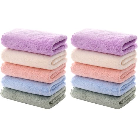 5 Serviette microfibre, séchage rapide, absorbante, démaquillante, réutilisable, visage et corps (1/5)