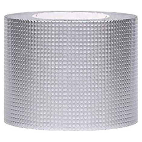 Ruban adhésif - Ruban imperméable extrêmement collant et durable - Bouchon de fuite efficace - Dimension : 5cm x 10m - Couleur argent - Auto-adhésif (1/5)