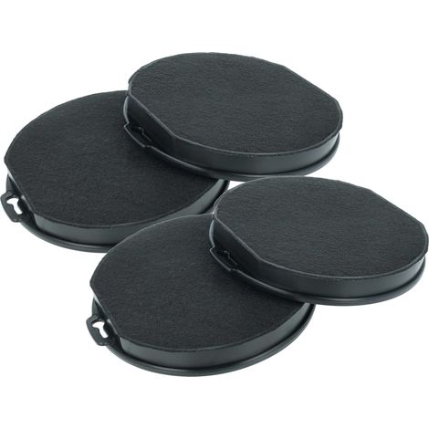 vhbw 4x Aktivkohlefilter kompatibel mit Ikea LUFTIG 90322143, LUFTIG 90304592, LUFTIG 50304594, RYTMISK Dunstabzugshaube