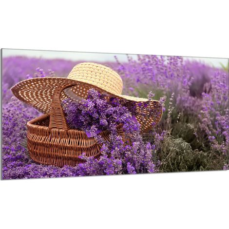 Protector de cristal para encimera 90x52 Lavanda (1/5)