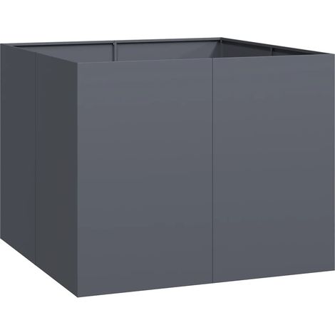 Maison Exclusive - Fioriera Antracite 100x100x80 cm in Acciaio