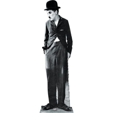 Figurine en carton Charlie Chaplin Hauteur 177 cm (1/4)