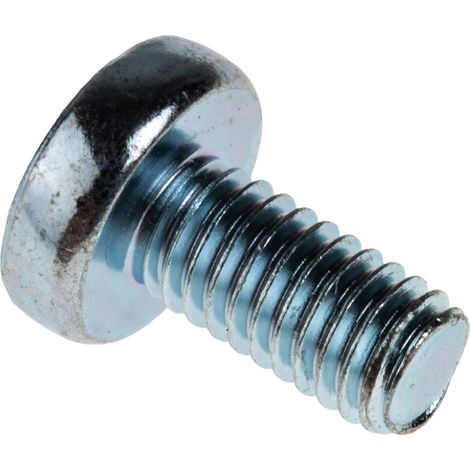 Vis à métaux RS PRO M6 à tête Cylindrique Pozidriv en Acier, 12mm ( Prix pour Sachet de 100 )