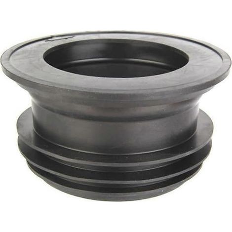 Dichtungsflansch für 100–110 mm PVC-Rohre, Gummidichtung für den Bodenablauf des WC-Beckens, auslaufsicher und spritzwassergeschützt (1/5)