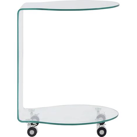 Maison Exclusive - Tavolino da Salotto 45x40x58 cm in Vetro Temperato (1/5)