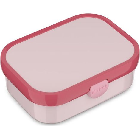 Boîte à Déjeuner Campus - Lunch Box Bento pour Enfants - Boite Repas avec Compartiment Bento - Fermeture à Clip - Sans BPA et Compatible au Lave-Vaisselle - 750 ml - Cool pink (1/5)