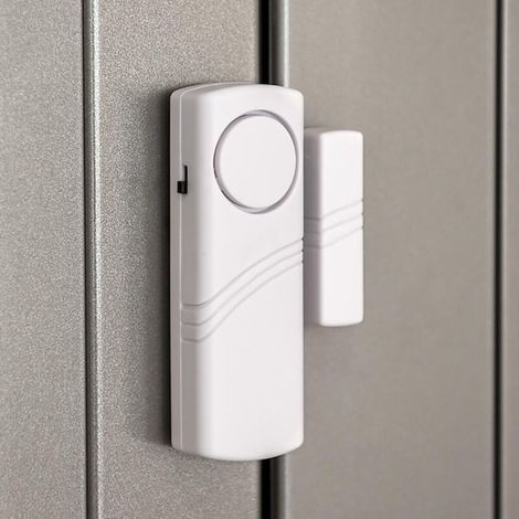 Allarme magnetico wireless per porte/finestre, 100 dB, confezione da 4 (1/3)
