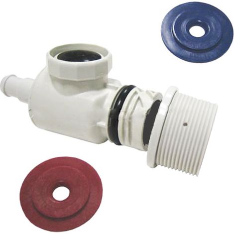 Connecteur UWF pour robot de piscine Polaris 280 – Raccordement à la prise balai – 2 disques réducteurs – 91009001