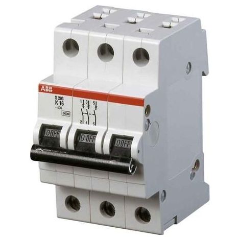 ABB S203-K16 Interruttore Automatico 16A 440V 3P