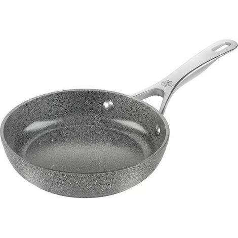 Ballarini 8003150524893 Salina Ceramic Padella 20 cm con Rivestimento Ceramica Antiaderente Ceraforce Titanium e Base Induzione colore Nero