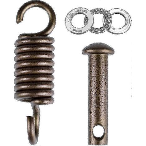 Kit de suspension ultime pour fauteuil hamac. comprenant des goupilles à ressort et des fixations pour fauteuil hamac œuf - Kit de suspension 500 lb pour fauteuils suspendus. hamacs et autres. (1/5)