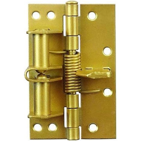 Charnières de fermeture automatique pour armoire, penderie, multifonctionnelles, amovibles, à ressort, avec système de positionnement, couleur or. (1/5)