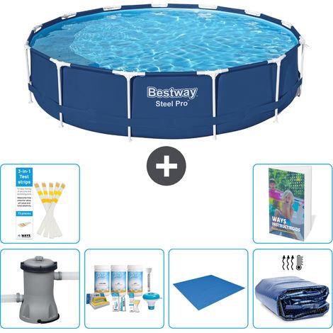 Bestway Steel Pro Rund - 396x84 cm - 7-teilig S289