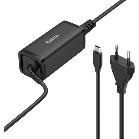 Hama USB-C Netzteil 65W GaN Power Delivery für Laptop (1/4)