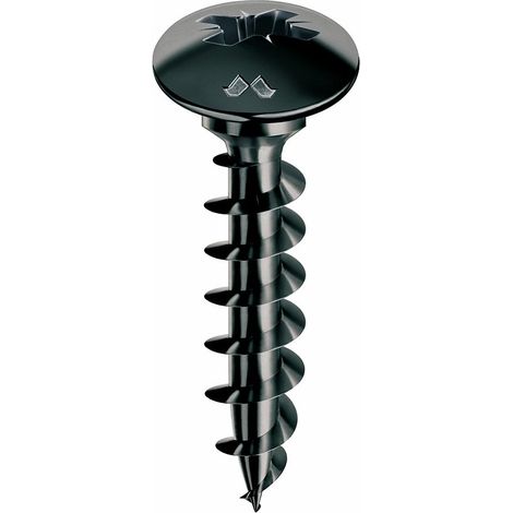 Vis MUSTAD Panelvit FC Tête de penture - Torx - Ø6x25mm - Zingué noir - Boite de 100 - PV312A600600KNC