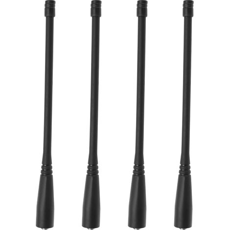 4 Antenne SMA-Femelle,Double Bande VHF UHF,50 Ohms,17cm,Pliable,Radio Portative