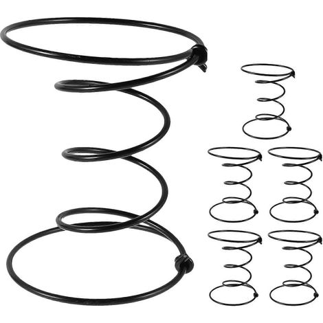 Kit de réparation de ressorts pour meubles (6 pièces) - Ressorts à double cône de 15 cm (6 pouces), compatibles avec canapés, chaises, sièges auto, matelas - Diamètre du fil : 3,53 mm (1/5)