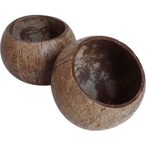 Bol décoratif en noix de coco, bol de rangement, bol en bois de cocotier, bol décoratif original, bol de rangement (1/5)
