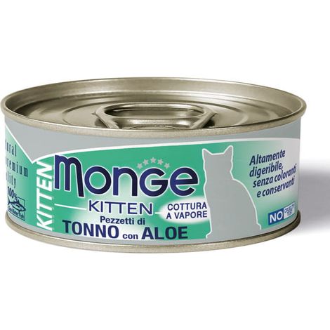Monge Cat Kitten Atún con Aloe 80g