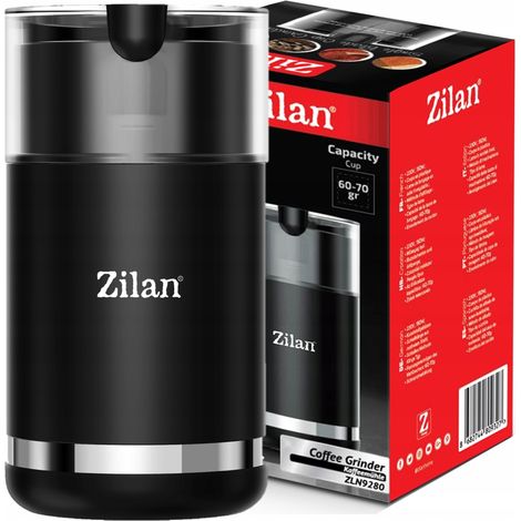 Molino de café zilan coffee grinder (black) 150W 60-70g (1/3)