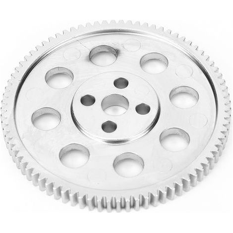 Engrenage à 80 dents en alliage de zinc, précision élevée pour pièces robot industrielles, diamètre extérieur 65.5mm, trou rond (1/5)