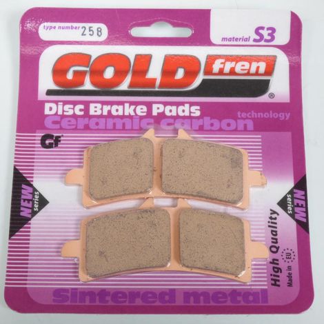 Plaquette de frein Gold Fren pour Moto Kawasaki 1400 ZZR (1/2)