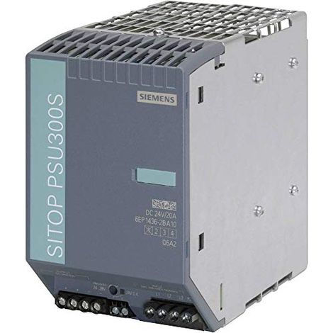 Siemens Fuente de alimentación SITOP PSU300S, 3 fases DC 24 V/20 A, 6EP14362BA10