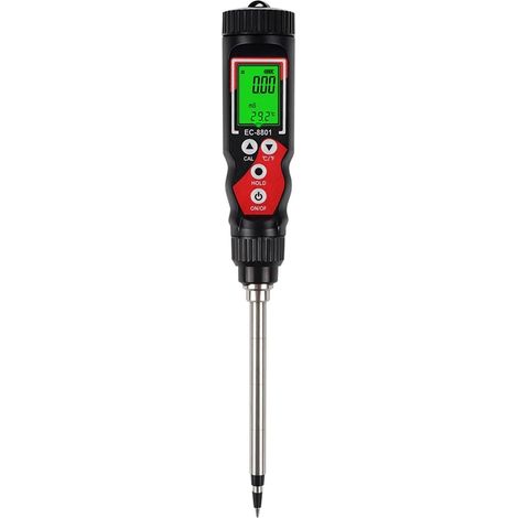 Testeur pH Sol EC8801 Testeur conductivité électrique numérique 2 1 testeur température sol détecteur analyseur for plantation (1/5)