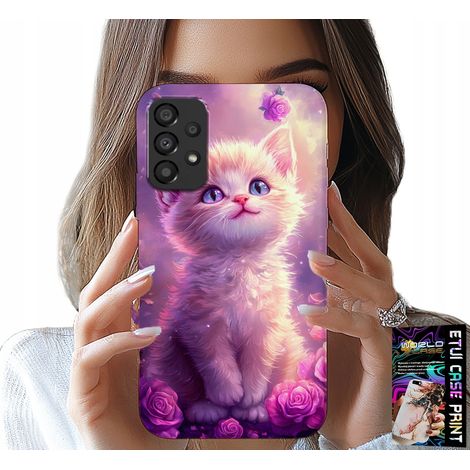 Hülle für Samsung Galaxy A53 5G – süßes Kätzchen, Katzenmuster mit Tieren (1/5)