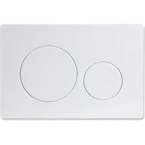 (Blanc) 1 pièce applicable à la plaque de réservoir d'eau Geberit, plaque de chasse d'eau Geberit, compatible avec la plaque de chasse d'eau suspendue, panneau de réservoir d'eau dissimulé, accessoire
