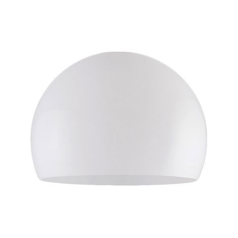 QAZQA Retrò Plastico Paralume rotondo 30/22 bianco opale - Globe , Sfera Adatto per lampada a sospensione