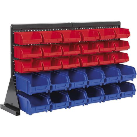 Sealey Bench Mounting Bin Storage System with 30 Bins TPS1218 (1/4)