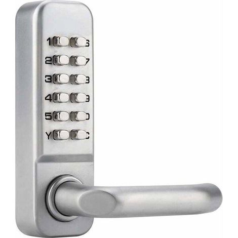 Serratura meccanica a combinazione impermeabile – combinazione da 1 a 11 cifre – senza chiave – adatta per porte di uffici in legno (1/4)