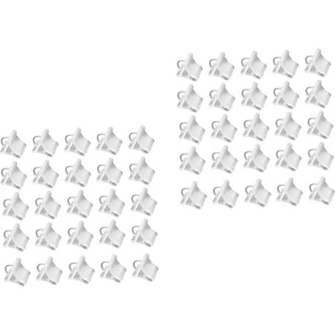 2 Ensembles Clip De Greffe Plante En Pot Anneau De Support Pour Plantes De Jardin Clip De Support De es De Treillis Pour es Plastique Blanche 200 Pièces 2 (1/5)