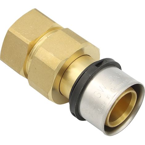 Pipetec Pressfitting Verschraubung 32x3 mm 1 Zoll IG TH Kontur (1/5)
