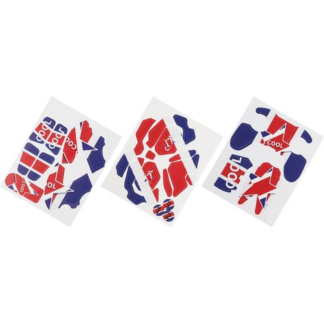 Film protecteur autocollant amovible en PVC pour drone DJI FPV (rouge, bleu et blanc) (1/5)